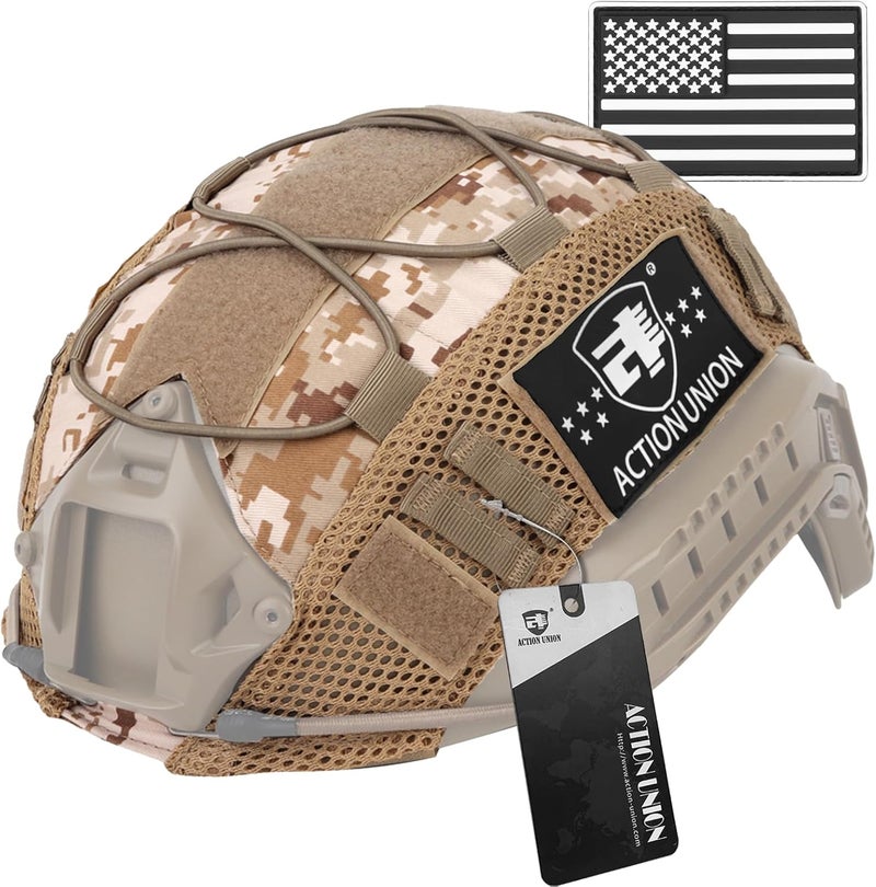 ACTIONUNION Tactical Airsoft Helmet Cover for PJ/BJ/MH Helmet - Image 1